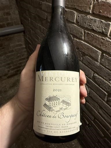 Borgoña Mercurey Château Bourgneuf 2021