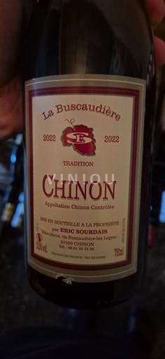 Loire Valley Chinon La Buscaudière Tradition 2022