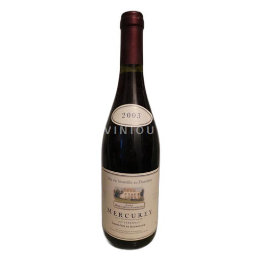 Burgund Mercurey Marguerite Dupasquier Les Varennes 2003