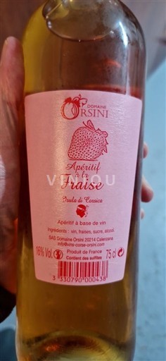 Korsika Nicht spezifiziert Orsini Apéritif à la Fraise Ohne Jahrgang