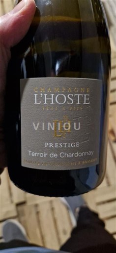 Champagne Champagne L'Hoste Prestige Terroir de Chardonnay Non Millésimé