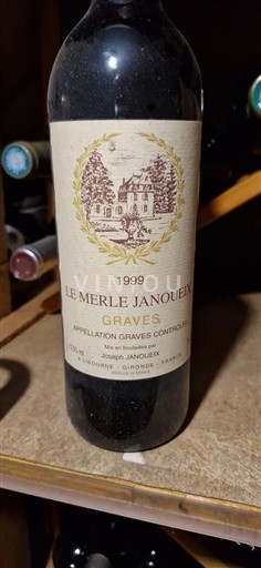 Bordeaux Graves Le Merle Janouin 1999