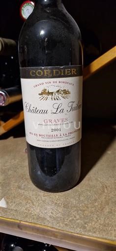 Bordeaux Graves La Tuilerie 2001