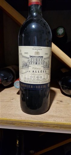 Bordeaux Haut-Médoc Mahler-Besse Les Allées 1993