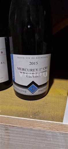 Bourgogne Ikke specificeret Premier Cru Domaine Pagnon Clos Voyens 2015