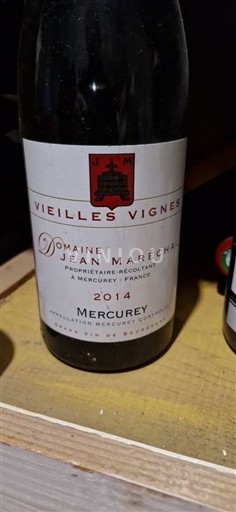 Bourgogne Mercurey Domaine Jean Maréchal Vieilles Vignes 2014