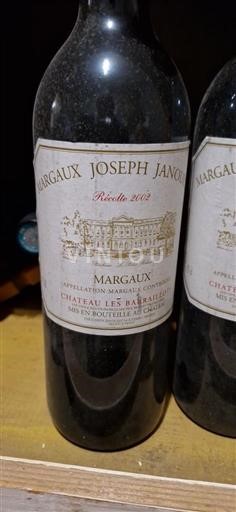 Bordeaux Margaux Château Les Barraillots Joseph Janoueix 2012