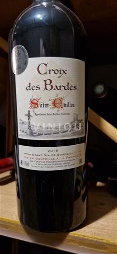 Bordeaux Saint-Émilion Croix des Bardes 2016