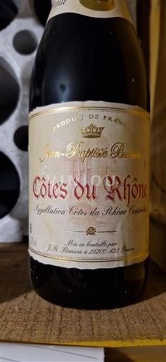 Valle del Ródano Côtes del Ródano Jean-Baptiste Bisson 2007