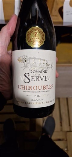Beaujolais Chiroubles Domaine La Serve 2007