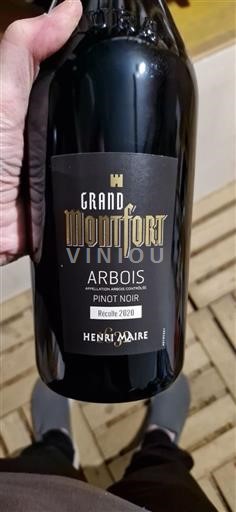 Jura Arbois Henri Maire Grand Montfort 2020