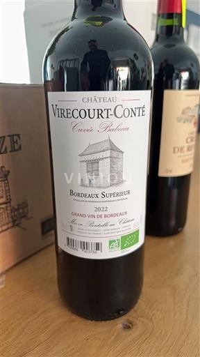 Bordeaux Bordeaux Supérieur Château Virecourt-Conté Baloum 2022