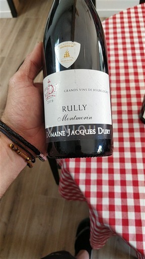 Bourgogne Rully Domaine Jacques Dury Montmorin 2019
