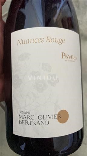 Bordeaux Cérons Domaine Marc-Olivier Bertrand Nuances Rouge Non-Vintage