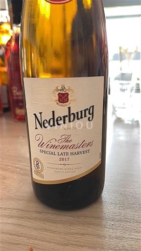 Región Costera Paarl Nederburg The Winemasters Special Late Harvest 2017