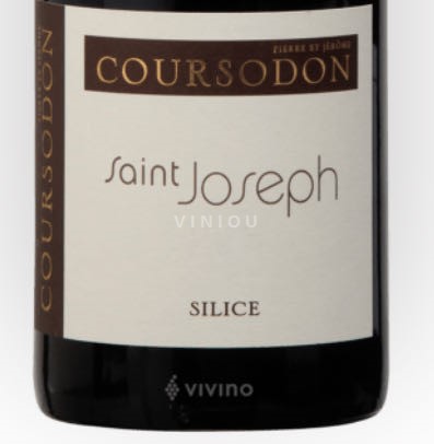 Thung lũng Rhône Saint-Joseph Coursodon Silice 2004
