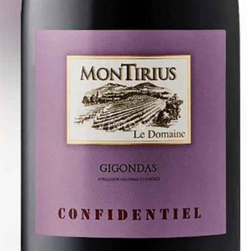 Rhônetal Gigondas Montirius Confidentiel 2004