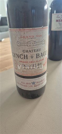 Bordeaux Pauillac Grand Cru Château Lynch-Bages 1982