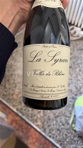 Rhônen laakso Côtes-du-vivarais A. Gallety La Syrare 2016