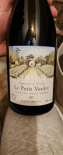 Bordeaux Haut-Médoc Château Haut Baron Le Petit Verdot 2021