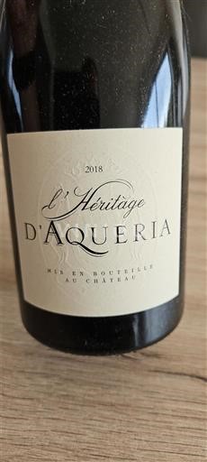 Rhône-dalen Lirac Château Aqueria L'Héritage 2018