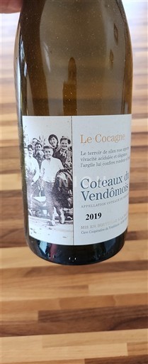 Valle della Loira Coteaux del Vendômois Cave Coopérative du Vendômois Le Cocagne 2019
