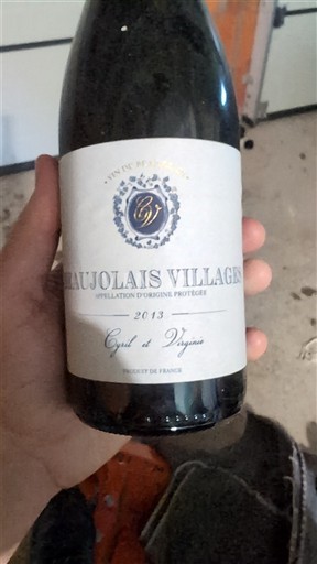 Beaujolais Beaujolais Villages Cyril et Virginie 2013