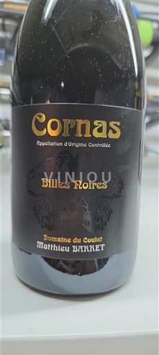 Rhône Valley Cornas Domaine Coulet Billes Noires 2021