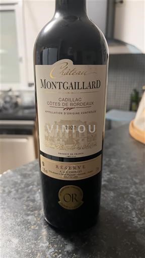 Bordeaux Cadillac-côtes-de-bordeaux Château Montgaillard Réserve 2022