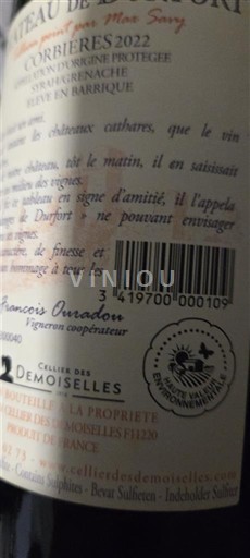 Langvedok Corbières Château Maisons Nouvelles 2022