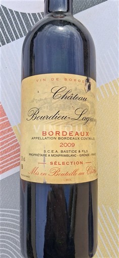 Bordeaux Château Bourdieu-Lagorce Sélection 2009