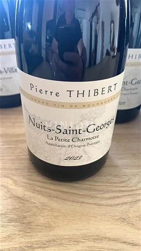 Borgogna Nuits-Saint-Georges Pierre Thibert La Petite Charmotte 2023