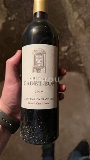 Bordeaux Saint-Émilion Grand Cru Château Cadet-Bon 2019