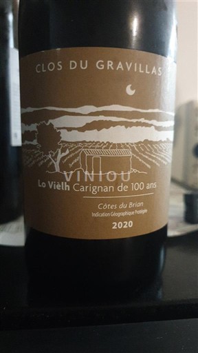 Languedoc in Roussillon Côtes du Brian Clos du Gravillas Lo Vielh Carignan de 100 ans 2020
