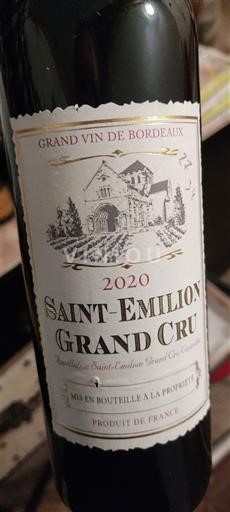 Bordeaux Saint-Émilion Grand Cru Chateau Rouquette 2020