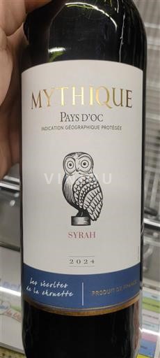 Languedoc a Roussillon Pays d'Oc Mythique Syrah 2024
