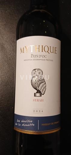 Languedoc og Roussillon Pays d'Oc Mythique Syrah 2024