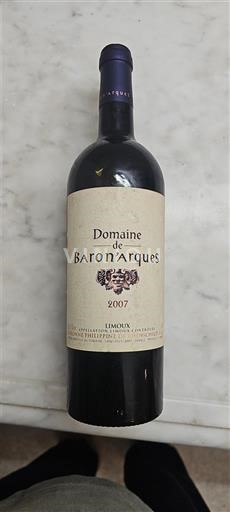 Languedoque Limoux Domaine Baronarques 2007