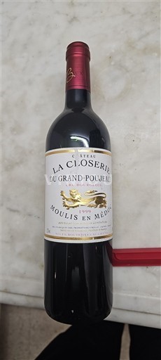 Bordeaux Moulis-en-Médoc Château La Closerie du Grand Poujeaux 1999