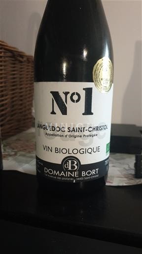 Vin Rouge sec N°1 Domaine Bort 2019 France Languedoc AOC