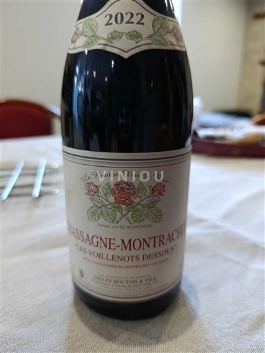 Bourgondië Chassagne-Montrachet Gaël & Jérôme BOUTON & Fils Les Voillenots Dessous 2022