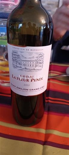 Bordeaux Saint-Émilion Grand Cru Grand Cru Château La Fleur Penin 2020