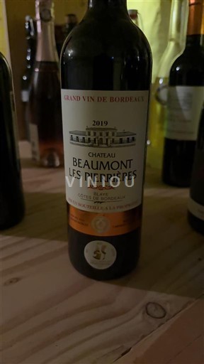 Bordeaux Côtes-de-bourg Château Beaumont Les Pierrières 2019