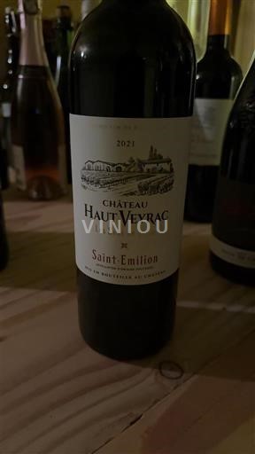 Bordeaux Saint-Émilion Château Haut Veyrac Les Sources 2021