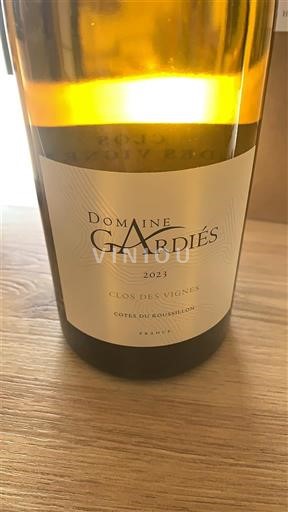 Roussillon Côtes-du-Roussillon Domaine Gardiés Clos des Vignes 2023