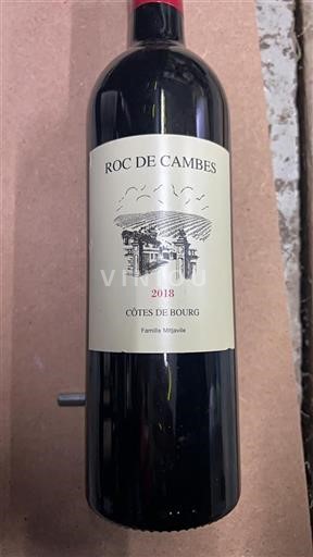 Bordéus Côtes-de-bourg Roc de Cambes 2018