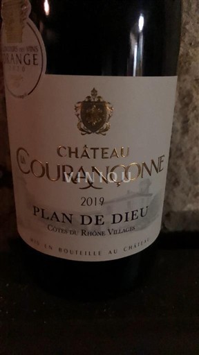 Thung lũng Rhône Côtes-du-rhône Château Courançonne Plan de Dieu 2019