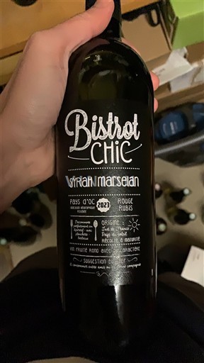 Languedoc a Roussillon Pays d'Oc Bistrot Chic Syrah Marselan 2023