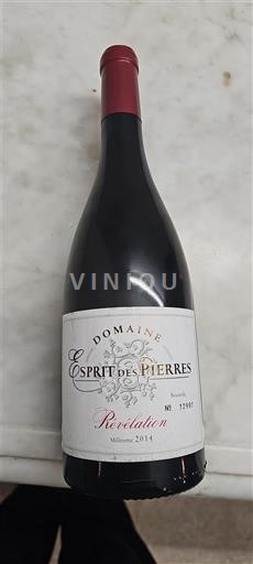 Langvedok Pic-saint-loup Domaine Esprit des Pierres Révélation 2014