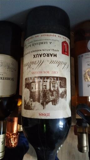 Bordeaux Margaux Château Marquis de Terme 1988